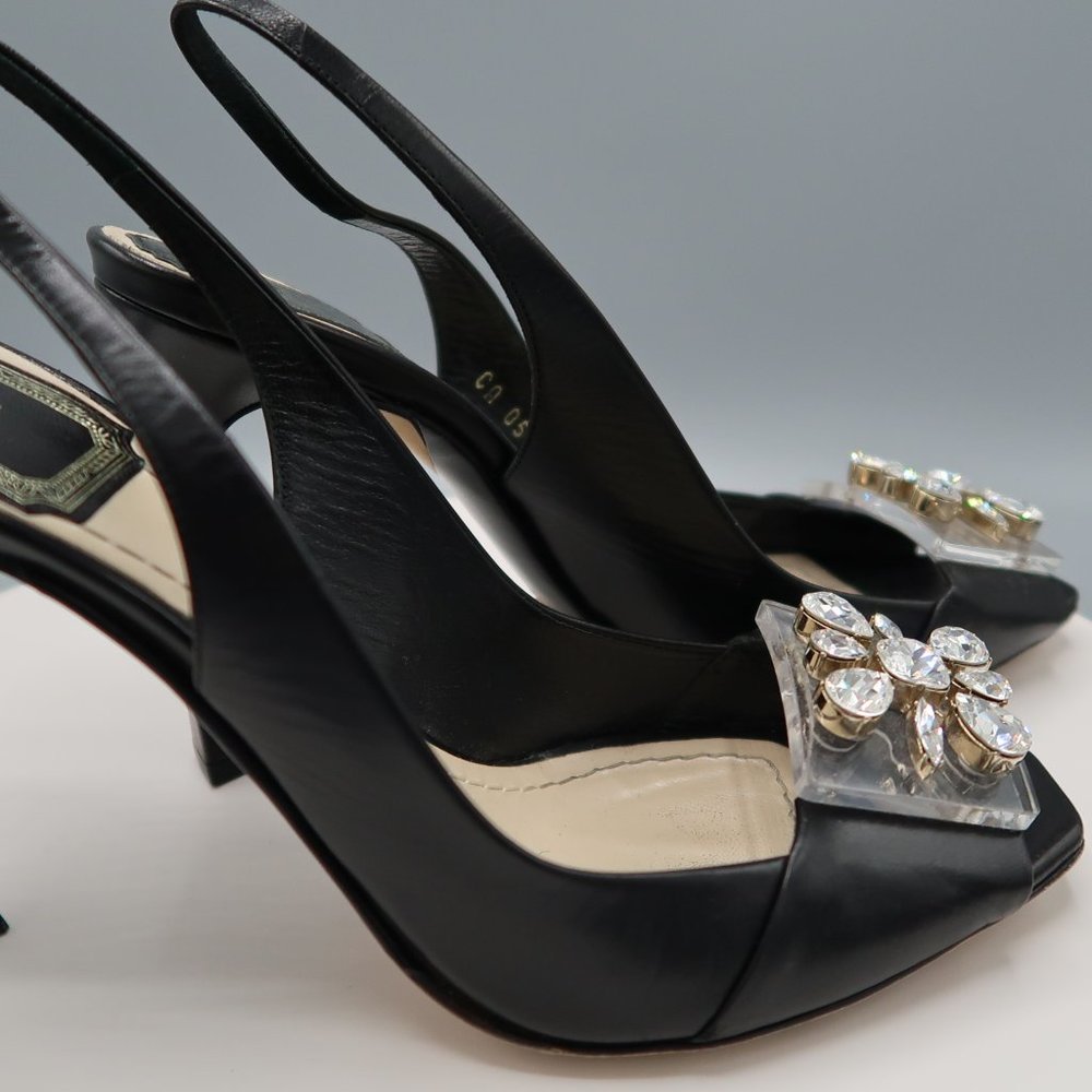 Dior classic slingback opentoe pump - Picture 9 of 11